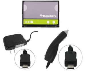 New BlackBerry Storm 9530 Battery + Car + Wall Charger  