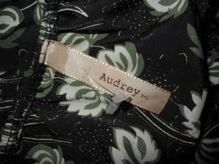 NWOT Audrey 3+1 Black Floral Feminine Delicate Evening Cocktail Dress 