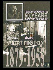 Albert Einstein Thomas Mann Stamp Tuvalu 981  