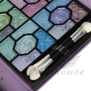 100 Color Rose Makeup Eyeshadow Palette Eye shadow Makeup Salon Purple 