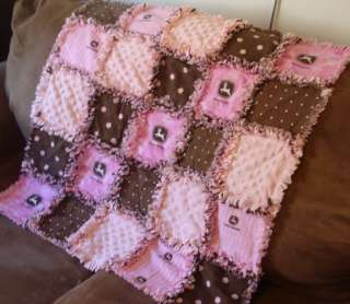 Personalized Baby Boy Girl Custom Rag Quilt Blanket  