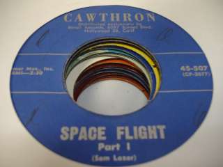 HEAR Mod/Jazz 45 SAM LAZAR TRIO Space Flight on Cawthron  