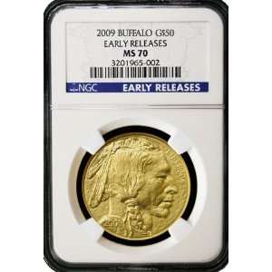  2009 Early Release American Gold Buffalo G$50 Graded NGC 