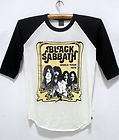 Black Sabbath Ozzy Osbourne tour baseball jersey t shirt metal 37  M