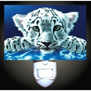  Baby White Tiger Decorative Night Light: Home Improvement