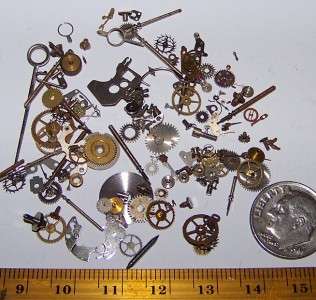 Any Amount GEARS Vintage Antique STEAMPUNK Old Pocket Watch Parts Mix 