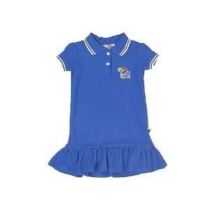  Kansas Jayhawks Royal Pique Dress Toddler 
