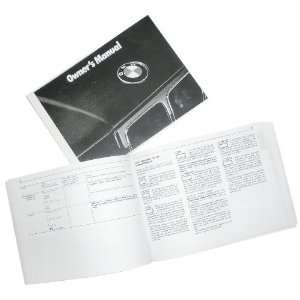  BMW Genuine Owners Handbook/Manual E34 5 Series US (from 