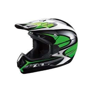  Z1R Roost 3 Full Face Helmet XX Small  Green: Automotive