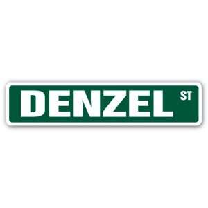  DENZEL Street Sign name kids childrens room door bedroom 
