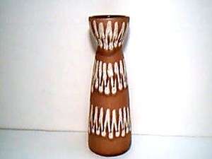West Germany German Pottery Thin Vase Retro Eames Era  