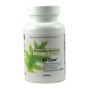 FoodScience of Vermont Digestive Aids & Probiotics All Zyme 90 tablets