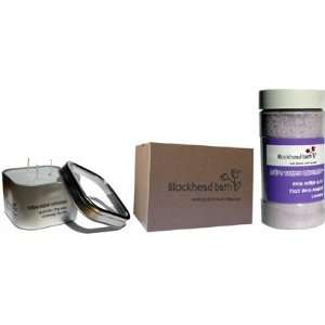   : Bath Bomb Powder & Candle Gift Set   Loire Valley Lavender: Beauty