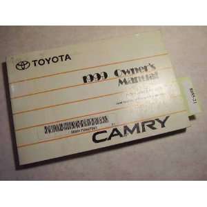  1999 Toyota Camry Owners Manual Toyota Motor Co. Books