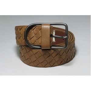   size: M / MEDIUM material: REAL 100% LEATHER style: WOVEN BELT   MENS