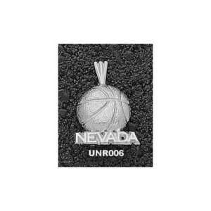   of Nevada Reno Nevada Basketball Pendant (Silver)