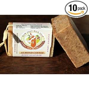   Organics Raw Goat Milk Soap   Almond Coffee: Health & Personal Care