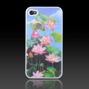 Water Lotus Flowers Illusion 3D 3D Illusion hologram case cover for 