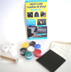   Liquid Leather & Vinyl Repair Kit Fix Rips Burns Car Boat Seat  