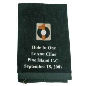  Personalized Hole in One Golf Towel