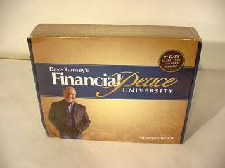 Dave Ramsey Financial Peace University complete plus dvds  
