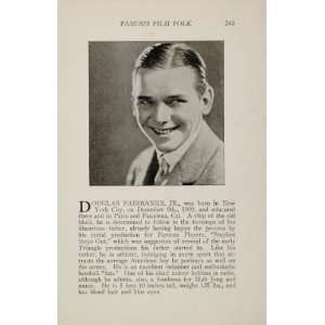  1925 Douglas Fairbanks Jr. Ruth Clifford Silent Film 