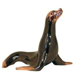  Dark Copper Color Single Wet Seal Figurine Statue: Home & Kitchen