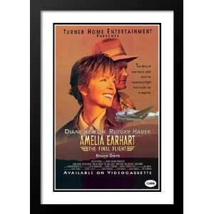  Amelia Earhart Final Flight 20x26 Framed and Double 