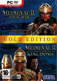 Medieval II 2 Gold Edition Total War & Total War Kingdoms (PC, 2008 