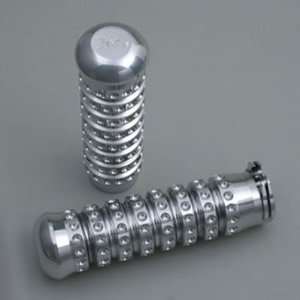   Cycle Kraft Polished Ribbed Hand Grips For Harley Davidson Automotive