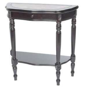 Marble Top Demilune Console Table:  Home & Kitchen