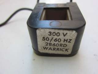 Warrick 2860RD 300V Relay Contact Coil *Used*  