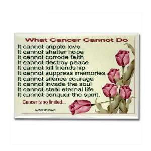 Limits of Cancer Health Rectangle Magnet by   