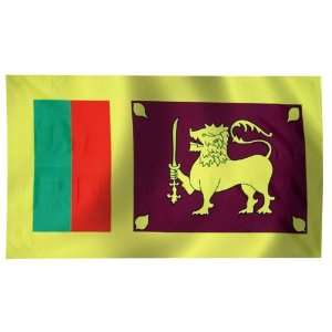  Sri Lanka Flag 4X6 Foot Nylon PH Patio, Lawn & Garden