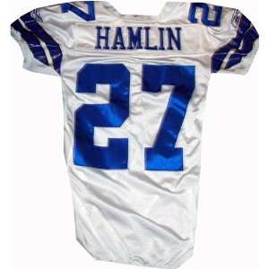 Ken Hamlin #27 2007 Cowboys Game Issued White Jersey (Size 24 Prova 