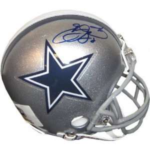  Emmitt Smith Dallas Cowboys Autographed Mini Helmet 