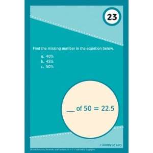  Brain Blasters Math Practice Cards: Office Products