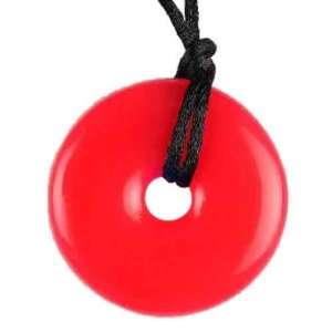  Teething Bling Teething Bling Candy Apple Red Pendant 