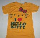 HELLO KITTY Cat BAND Blue Shirt Sanrio Alternative Rock  