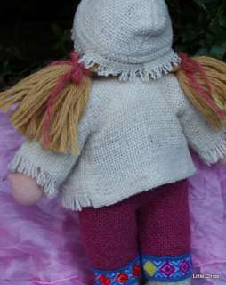 WALDORF STEINER HANDMADE DOLL LARGE GIRL  