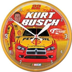  Wincraft Kurt Busch 12 Round Clock