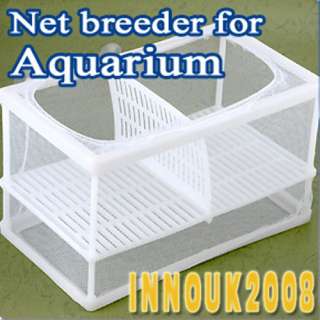 New Aquarium Fish Tank Soft Net Breeder Baby Hatchery  