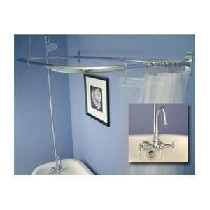  Code Style Clawfoot Tub Shower Conversion Kit   54 x 27 