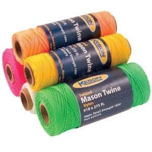  Keson OT1090 #18 Twisted Nylon Mason Line (Orange)   1090 