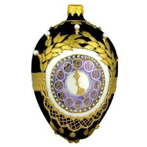  Museum Collection Fabergé Cuckoo Egg Glass Ornament Small 