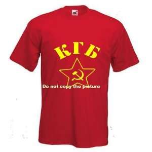  KGB Soviet Union Russian Secret Service T Shirt Size Large 