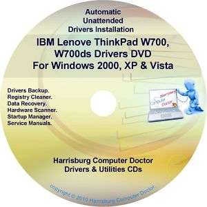 IBM Lenovo ThinkPad W700 Drivers Recovery Disc CD/DVD  