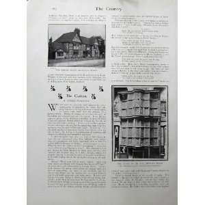   1902 Langley Hall Gatehouse Tudor House Pindar Sussex