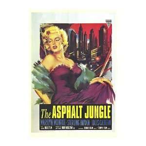  Asphalt Jungle Movie Poster, 27 x 38.5 (1950)