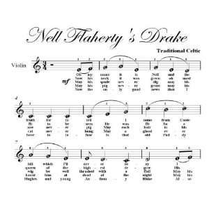  Nell Flahertys Drake Easy Violin Sheet Music t Books